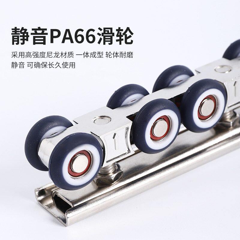 厂家批发吊轮滑轮木门滑轮推拉门衣柜静音重型滚轮门吊移动吊轮轨