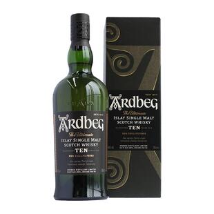 Ardbeg雅柏 阿贝10年700ml苏格兰单一麦芽威士忌海外原瓶进口洋酒