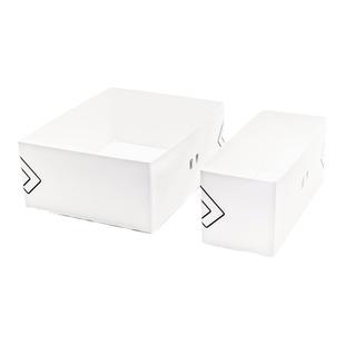 抽屉分隔盒纸质加厚内衣袜子收纳盒便宜衣橱整理小物品家用