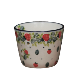 波兰彩草莓系列陶瓷杯碟马克杯猪口杯碗浅盘深盘生日乔迁礼物礼盒