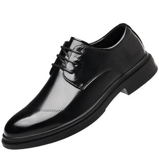 啄木鸟皮鞋男鞋真皮新款透气商务正装鞋子男士休闲防滑软皮爸爸鞋