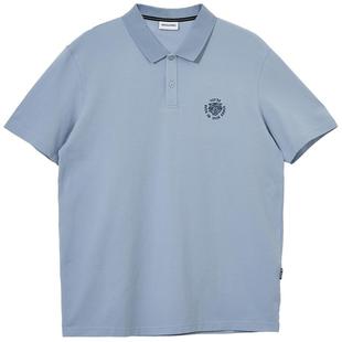 【凉感】杰克琼斯男装Polo衫新款商务休闲百搭翻领半短袖T恤上衣