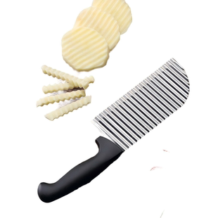 多功能狼牙刀土豆刀切土豆波浪刀切花式刀具花样家用波纹形切片