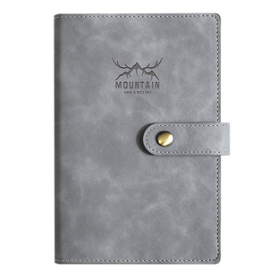 A6活页笔记本子2026年新款可拆卸记账笔记本大学生日记本简约活页纸计划本商务办公会议记录本手帐本定制logo