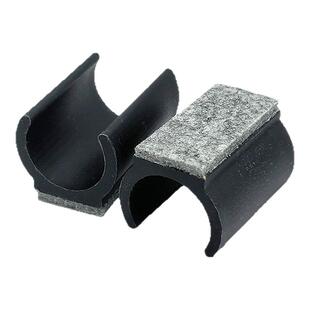 静音毛毡U形脚垫弓形椅子管卡圆管包腿套防磨u型椅管套办公椅脚套