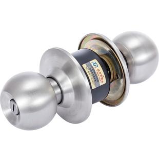 固安居不锈钢球形门锁卧室内木门球型锁房门球形锁铜匙定制薄门锁