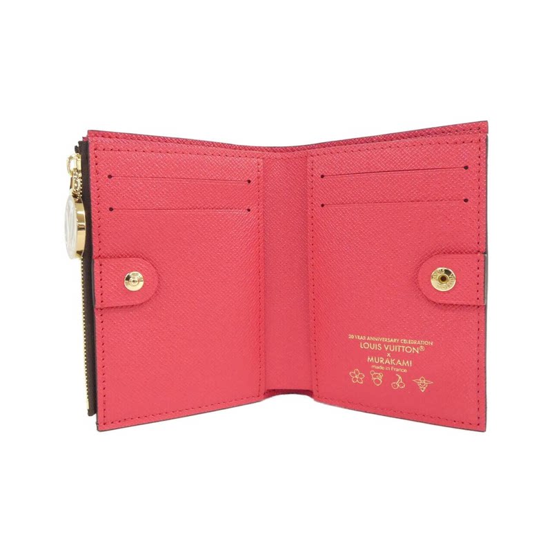 中古LV路易威登A级95新Portefeuille Lisa钱包短款钱包老花正品