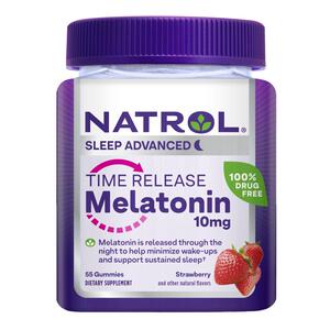 Natrol褪黑素软糖草莓味
