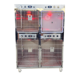 宠物恒温氧舱笼 动物医院住院寄养笼猫狗ICU多功能宠物氧疗监护笼