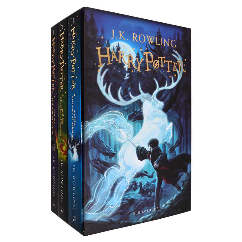 【现货】Harry Potter 1–3 Box Set 哈利波特3卷 盒装送书签 J. K. Rowling J.K.罗琳 经典奇幻小说 正版进口 英文原版书