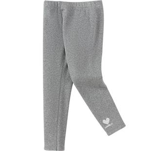 巴拉巴拉童装儿童长裤女童加绒打底裤2025冬装新款灯芯绒保暖加厚