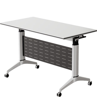 培训桌椅组合移动办公桌长条桌教育机构拼接多功能课桌折叠会议桌