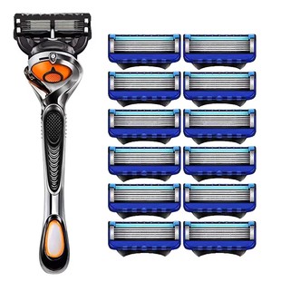 手动剃须刀5层刀片老式刮胡刀男士2025新款胡须刀通用刮胡子刀头