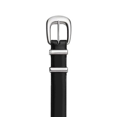 自营1h可退 欧洲直邮CELINE/赛琳23新款 女黑色中号光滑牛皮革银2