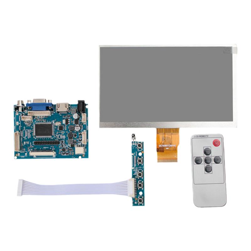 5/7/10寸高清液晶屏驱动板车载监控HDMI VGA AV显示屏驱动板套件