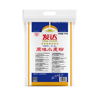 山东发达七星原味面筋道粉家用烙饼蒸馒头饺子粉雪花面粉面条白面