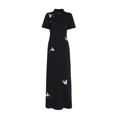 新中式连衣裙女夏季旗袍年轻款