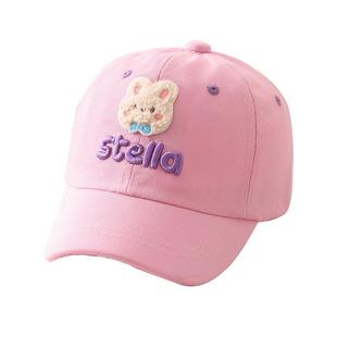 宝宝帽子春秋冬天保暖薄款棒球帽女童遮阳鸭舌帽休闲夏孩子防晒帽