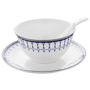 隆达骨瓷餐具可爱高颜值碗汤碗面碗陶瓷碗家用简格吃饭碗专用个人