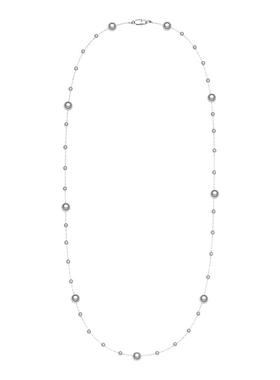 赵露思同款满天星珍珠项链纯银