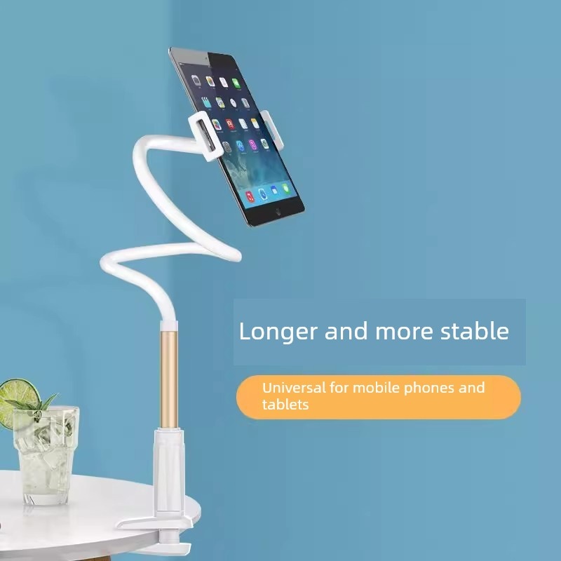 桌面懒人手机支架金属软管可弯曲伸缩宿舍床头螺旋夹子多功能创意