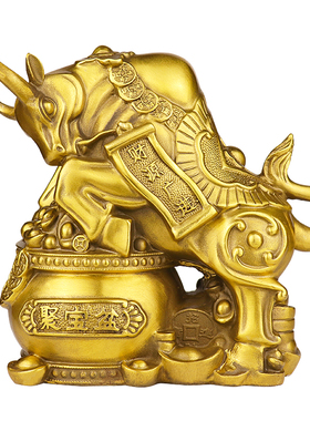 生肖牛吉祥物办公室桌面开业礼品