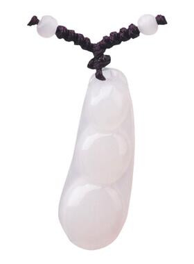 冰种梦克拉玉髓平安豆男女吊坠