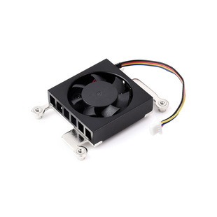 微雪 树莓派CM5 Compute Module 5 风扇散热器 PWM调速 5V风扇
