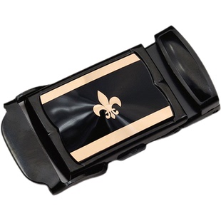 帆布腰带扣尼龙腰带男士皮带4㎝无牙压扣平滑扣头3.8厘米裤腰带头