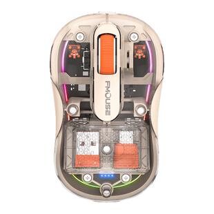 新款无线鼠标蓝牙三模双接收器设计静音充电式笔记本电脑办公通用