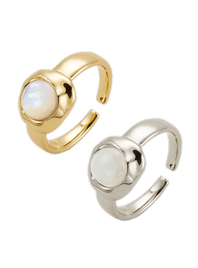 SOFTROOM肌理开口戒指女