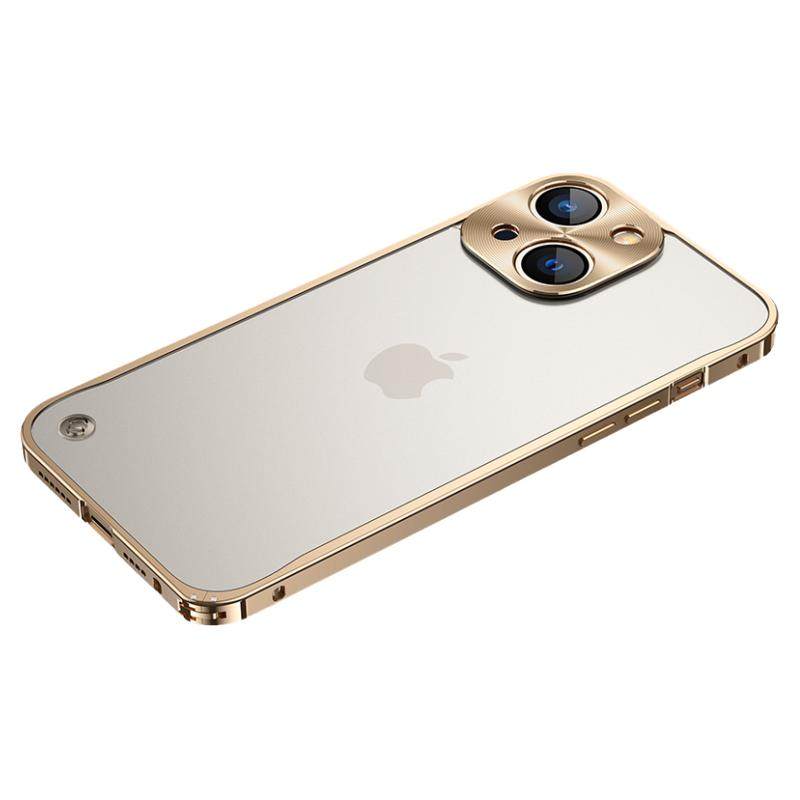 适用苹果15promax手机壳新款iPhone16金属边框15海马扣14promax磨砂12半透明13pro背板14pr