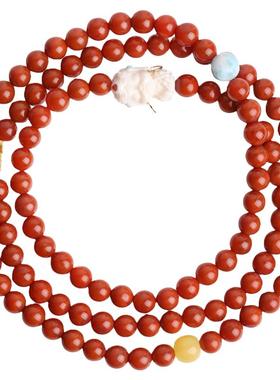 心斋堂南红玛瑙原创度母手链