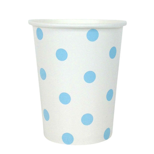 出口加厚一次性圆点波点彩色纸杯子Party Polka dots Paper Cups