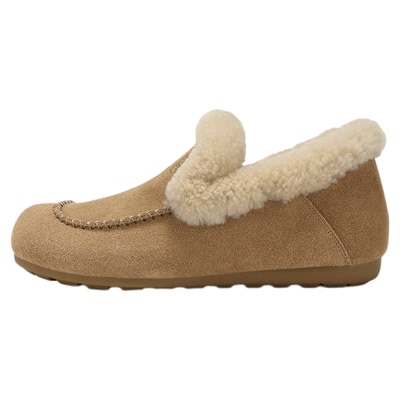 millies妙丽女鞋加绒百搭棉鞋