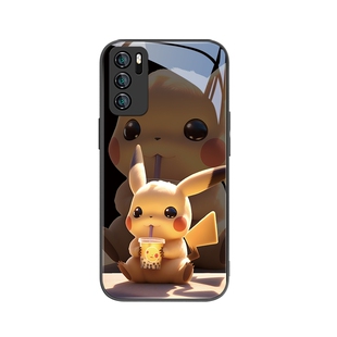 皮卡丘适用华为p60pro手机壳p50神奇宝贝p30pro宝可梦p40卡通mate60/70新款nova11荣耀90男80女7se玻璃6套13