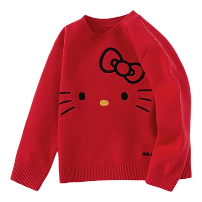 巴拉巴拉毛衫女童针织衫凯蒂猫萌