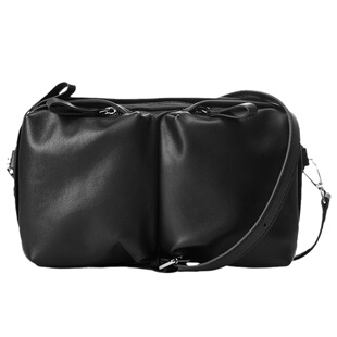 吉卡尼 牛皮斜挎包男士高级感小包真皮手包通勤邮差包单肩随身包