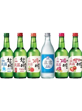 韩国真露烧酒女士低度果酒非清酒