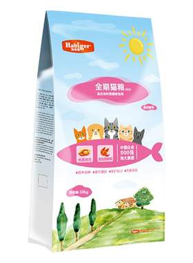 海倍健套餐鲜虾味10kg全期猫粮