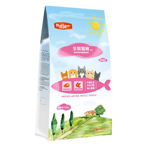 海倍健全期猫粮成猫粮食鸡肉鲜虾味10kg全猫种通用全价粮