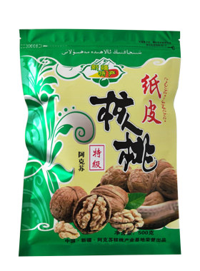 新疆干果礼品袋纸皮qs自封袋