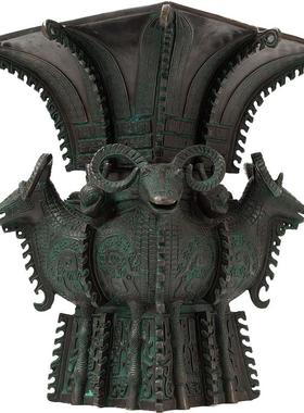 四羊方尊青铜器大型摆件贺礼