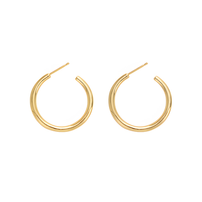 EVESENSE时髦简约金属圈圈耳环