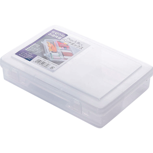 日本进口家用针线盒缝纫收纳盒十字绣手缝 工具整理箱孑携带方便