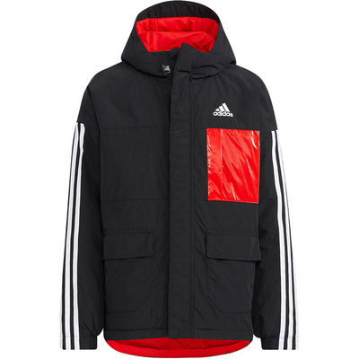 Adidas/阿迪达斯正品当季新款休闲大童运动保暖棉服HM7172