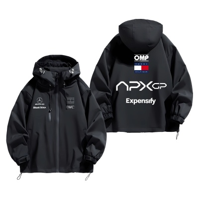 连帽秋冬新款宽松防风冲锋衣