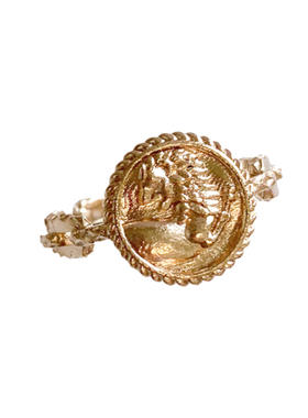 lhwindsor温莎珠宝镀金法式戒指