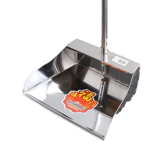 加厚不锈钢垃圾铲垃圾斗单个簸箕扫帚扫把家用奋箕奋斗垃圾铲子