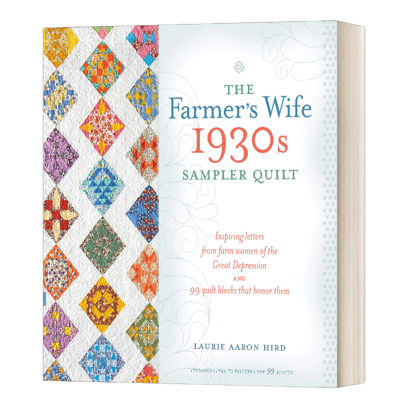 英文原版 The Farmer's Wife 1930s Sampler Quilt 20世纪30年代农夫妻子样本拼布被 缝纫模板 英文版 进口英语原版书籍
